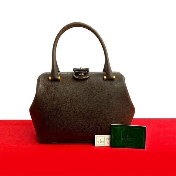 Pre Loved gucci Women metallic | bronze Handbags - Picture 1 of 8